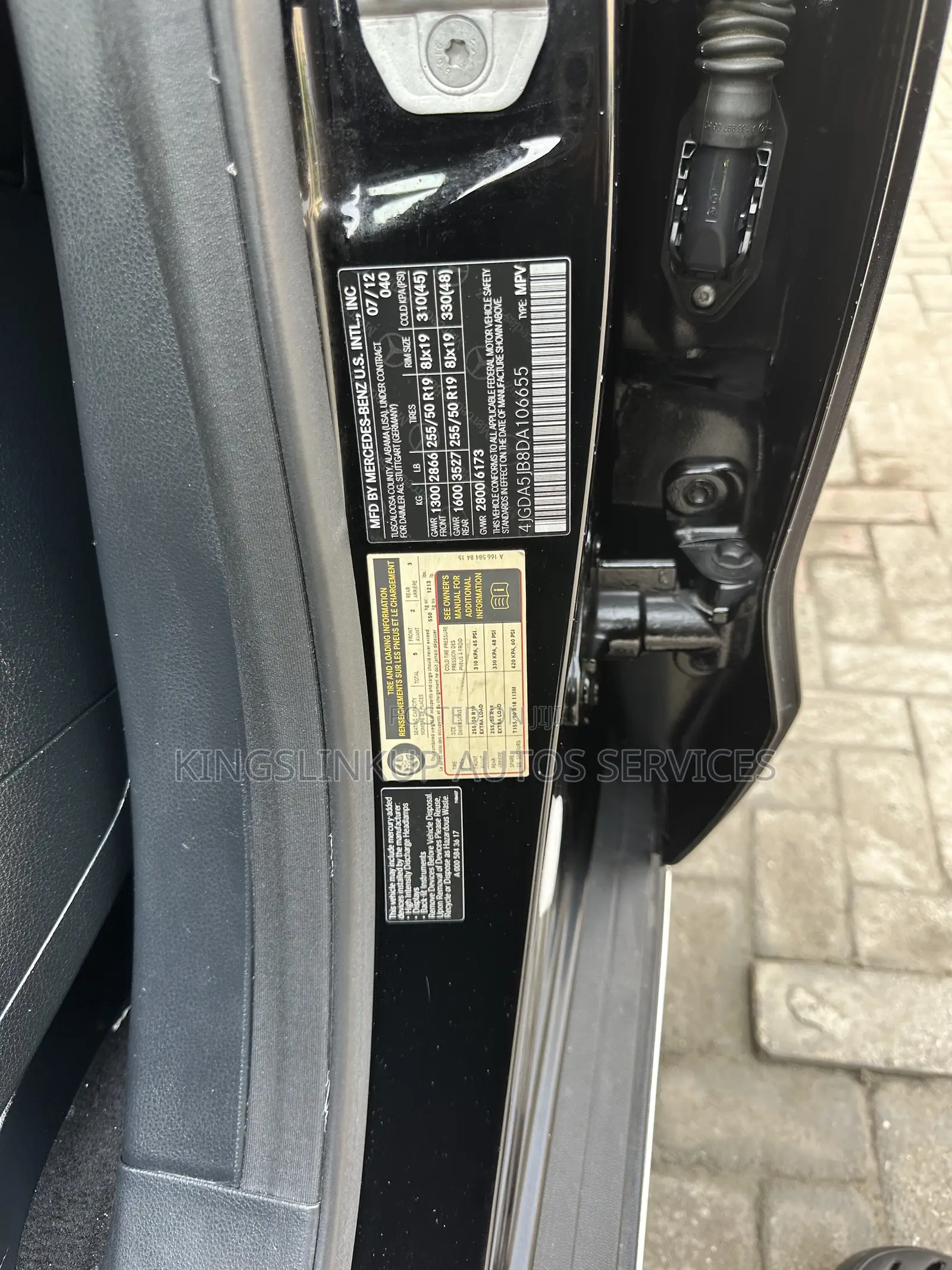 Mercedes-Benz M Class ML 350 4x2 2013 Black