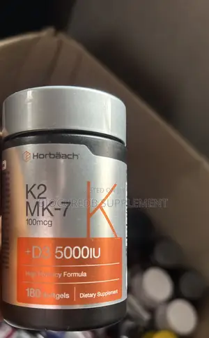 Horbaach Vitamin D3 + K2 MK-7 — 180 SOFTGELS