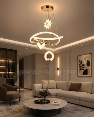Modern Dining Room Led Chandelier Lighting Three LED Colors Nordic