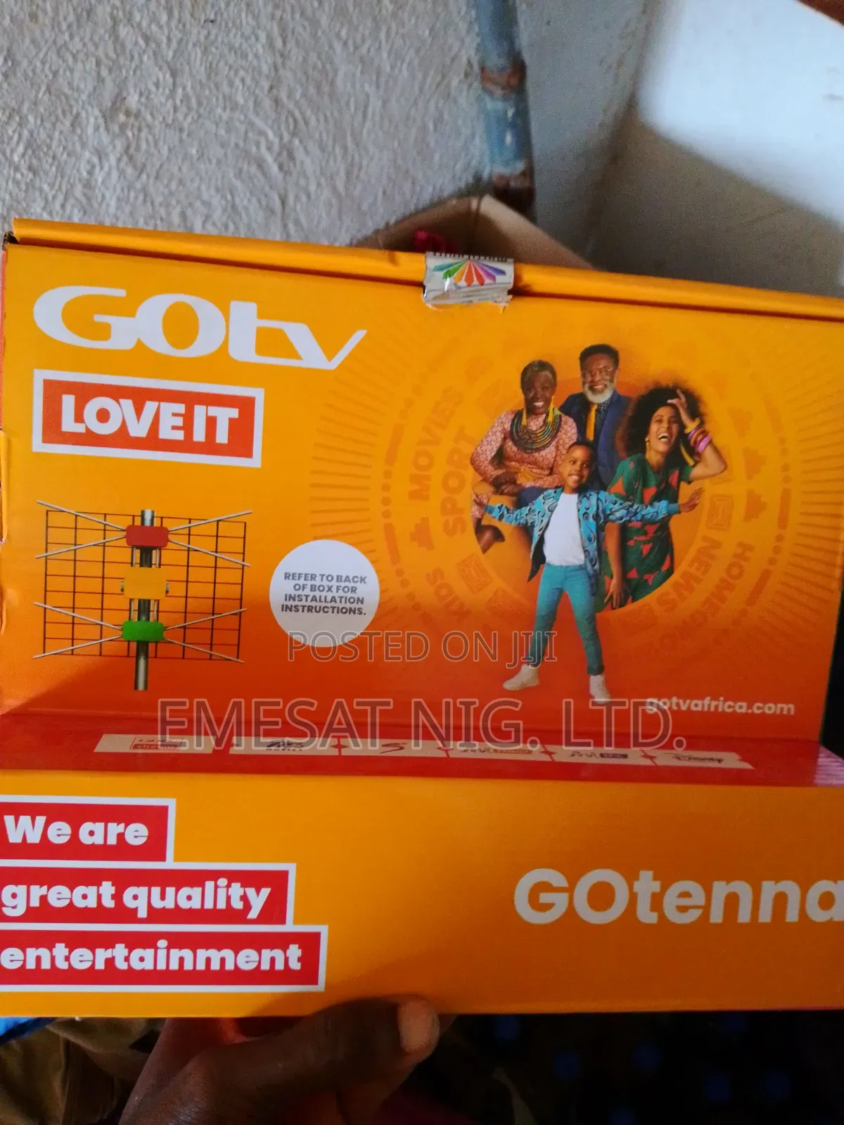 GOTV Decoder, 1 Month Sub and Installation