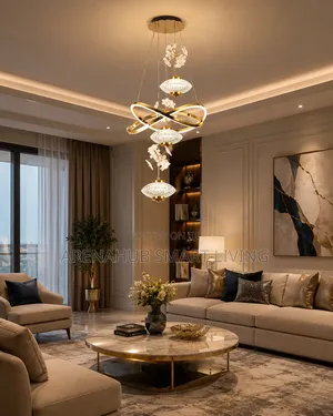 Modern Creative Light Luxury Restaurant Chandelier Crystal Lamp