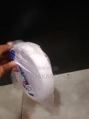 50 White Round Side Plates (Suitable for Serving Party Snacks)