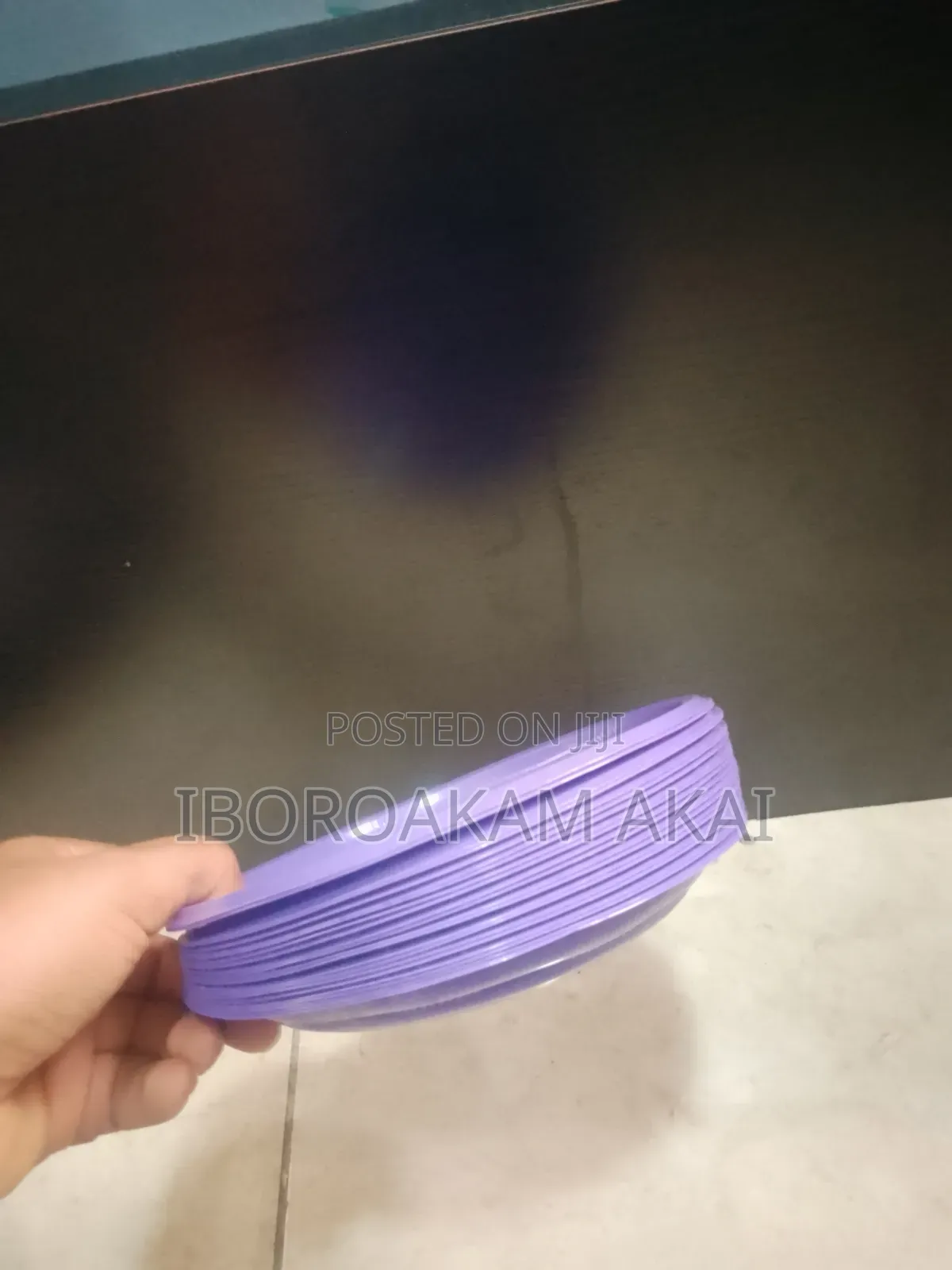 20 Purple Side Plates Suitable for Serving Party Snacks