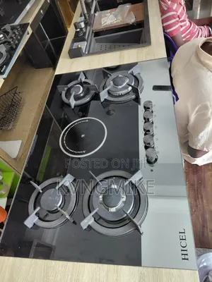 4 Burner Gas & Electric Built-in Cooker.