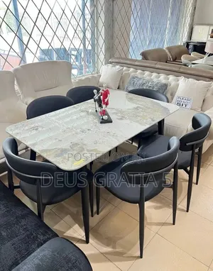 Marble Dining Table With 6 Chairs