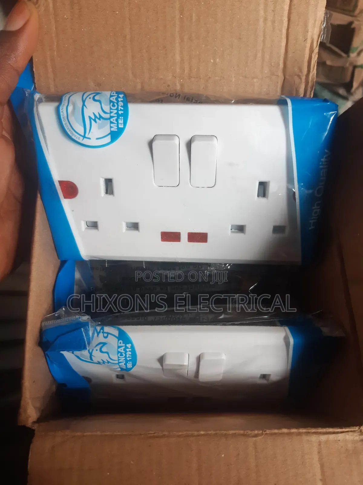 13amp Double Switch and Socket