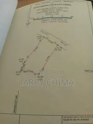 A 1plot of Land With Four Bedrooms Un-Completed Bungalow