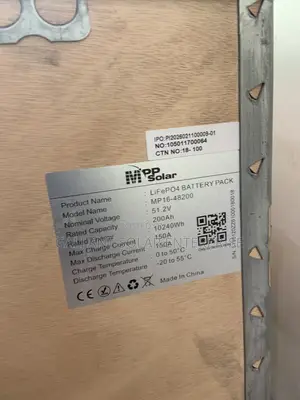 MPP Solar Lithium Battery 10kwh 48V