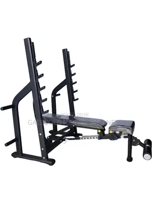 B345 4 in 1 Multi-Function Olympic Adjustable Bench Press Station