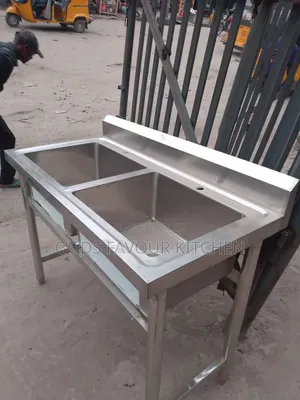 Premium Industrial Double Bowl Sink