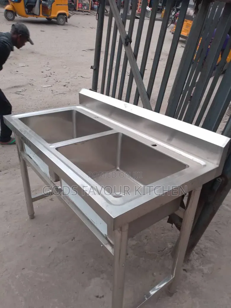 Premium Industrial Double Bowl Sink
