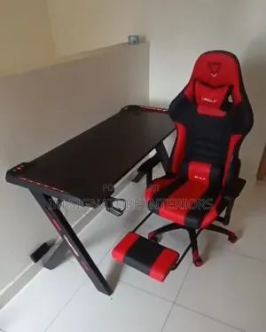 Ergonomic Gaming Chair and Y Leg Electric Desk
