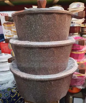 3 Set of Granite Cookware Set
