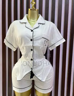 Cotton Short Sleeve and Trousers Quality Pajamas