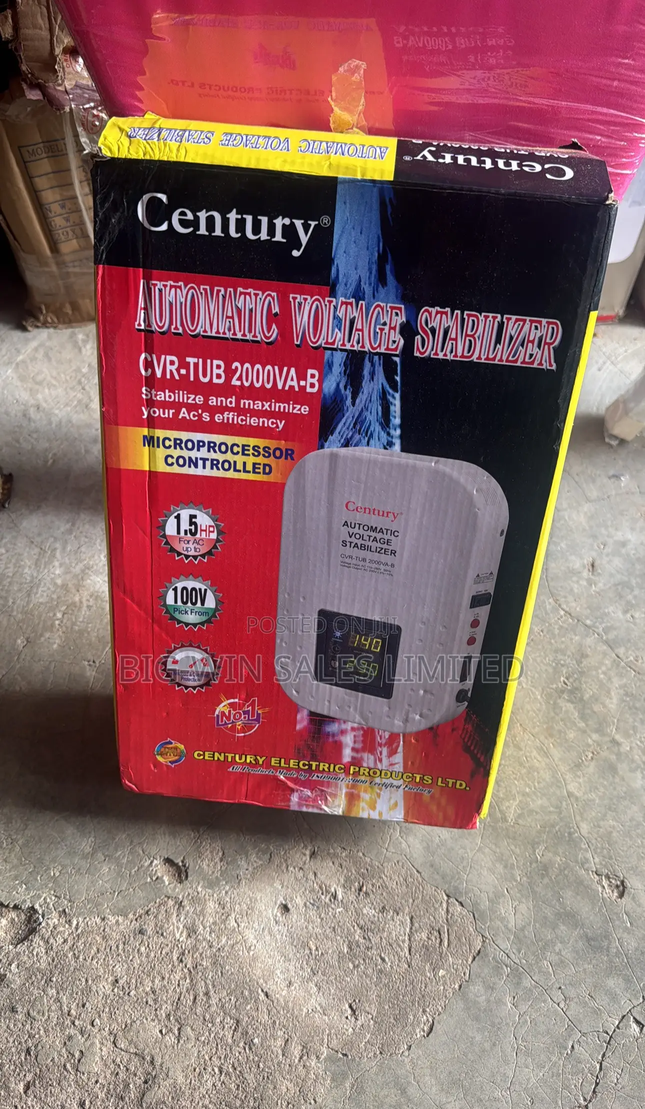 Wall Mounted Century Stabilizer 2000watts