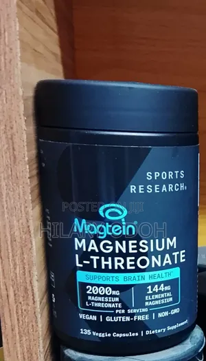 Sports Research - Magtein Magnesium L-Threonate Capsules 2000mg