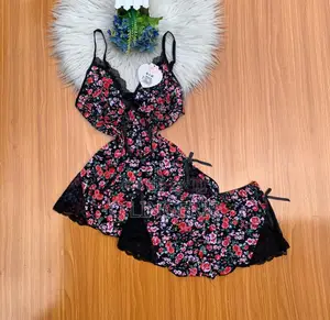 Lycra 2piece Nightwear