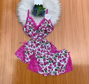 Lycra 2piece Nightwear