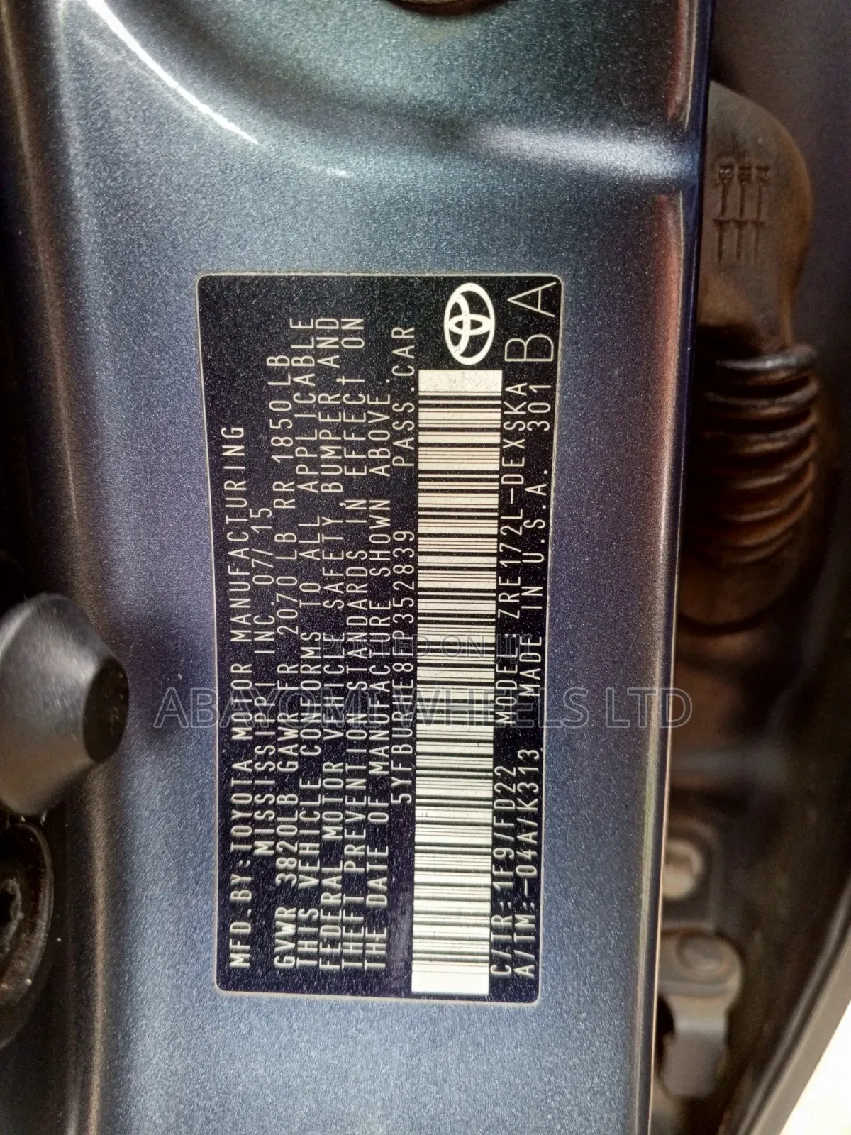 Toyota Corolla 2016 Gray