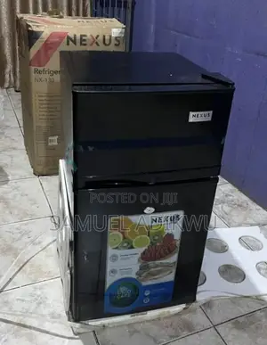 Nexus Double Refrigerator 90l Black Nx-130