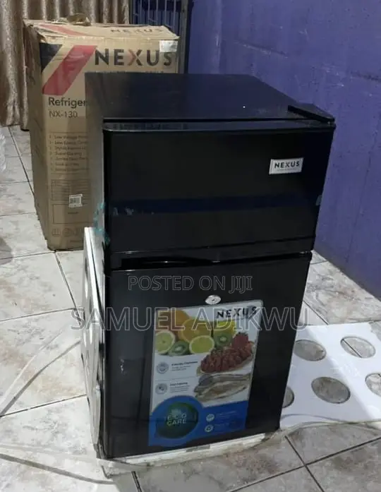 Nexus Double Refrigerator 90l Black Nx-130