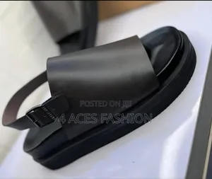 Men Premium Black Sandals