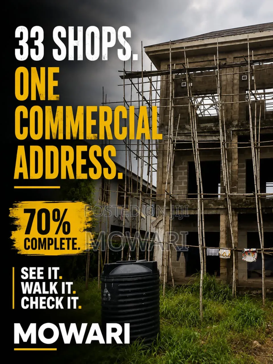 33 Shops. One Commercial Address.