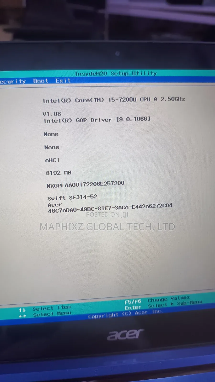 Laptop Acer Swift 14 8GB Intel Core i5 SSD 256GB