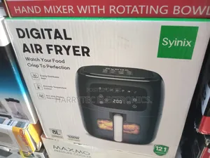 Syinix Digital Air Fryer 8 Litrs With 2 Years Warranty