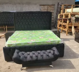Modern 6by6 Fabric Bedframe