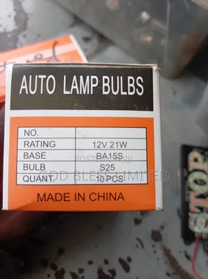 Amber 1 Point Round Bulb