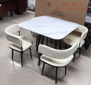 Modern Marble Dining Set by 4