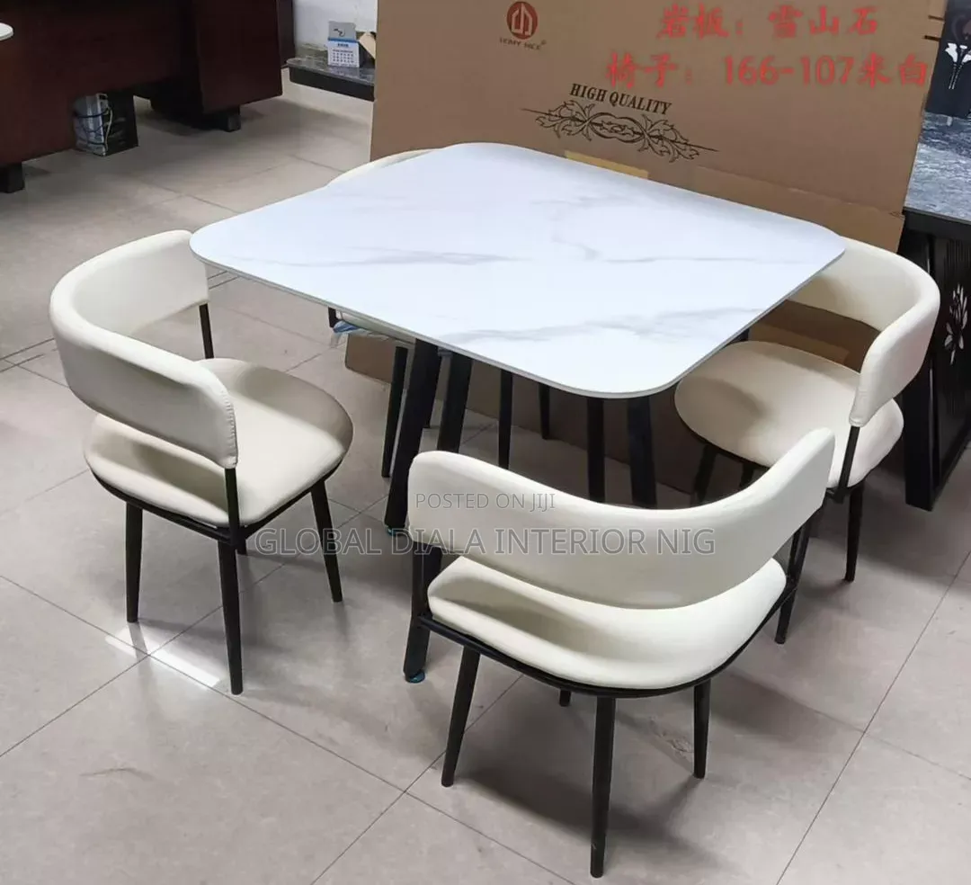 Modern Marble Dining Set by 4