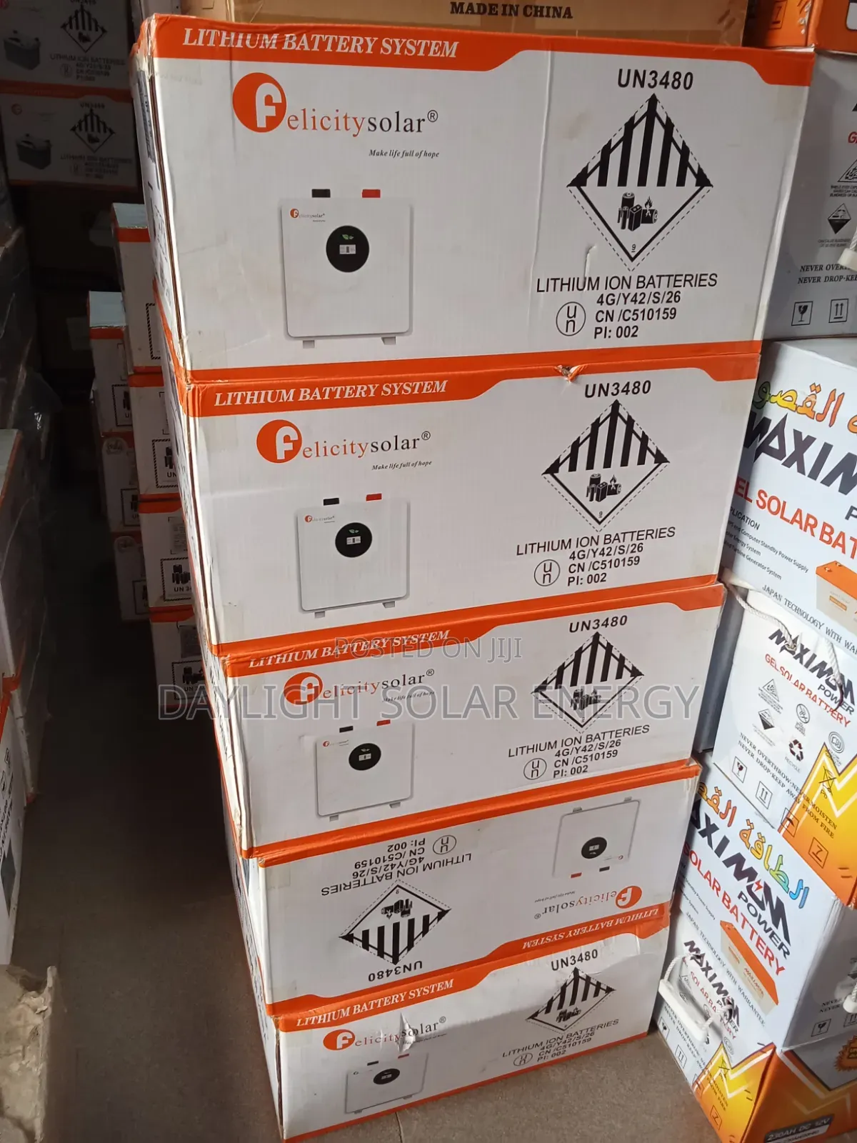Felicity 5KWH 25.6V Lithium Battery