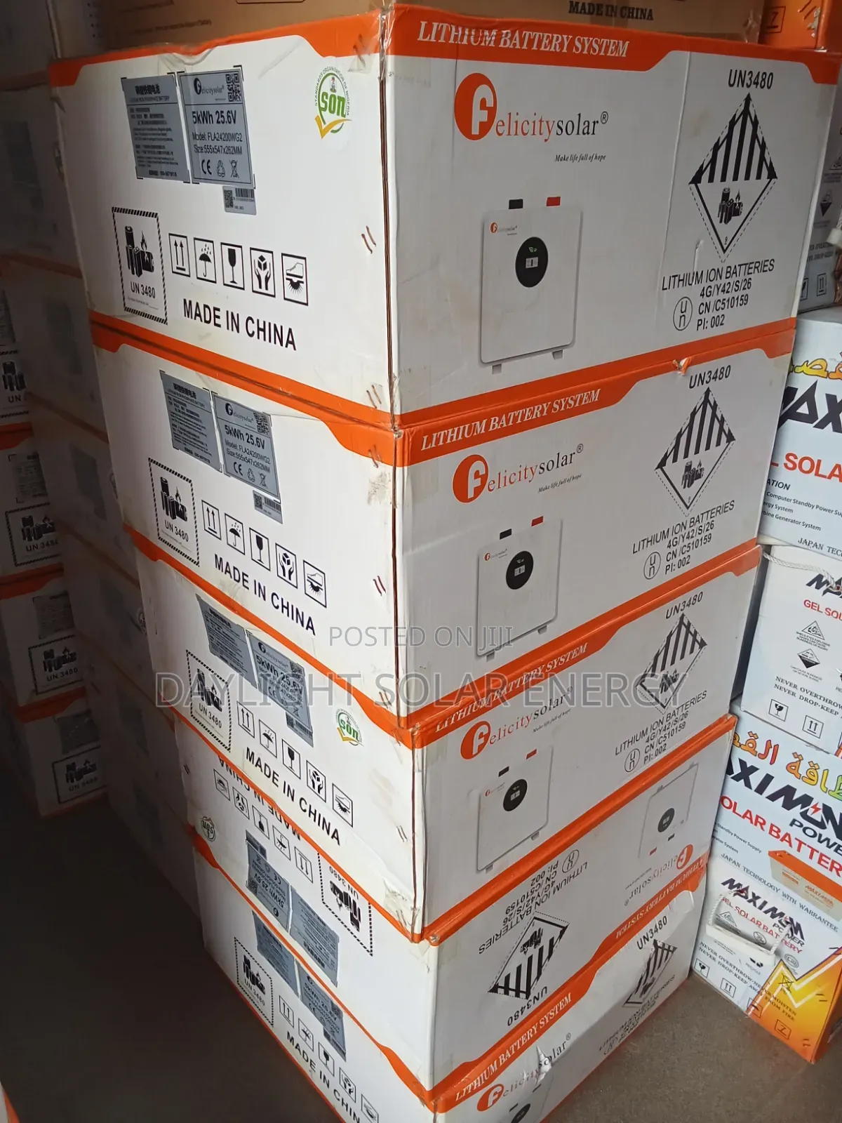 Felicity 5KWH 25.6V Lithium Battery