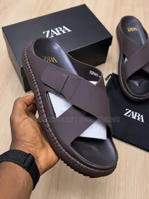 Zara Men Leather Slides