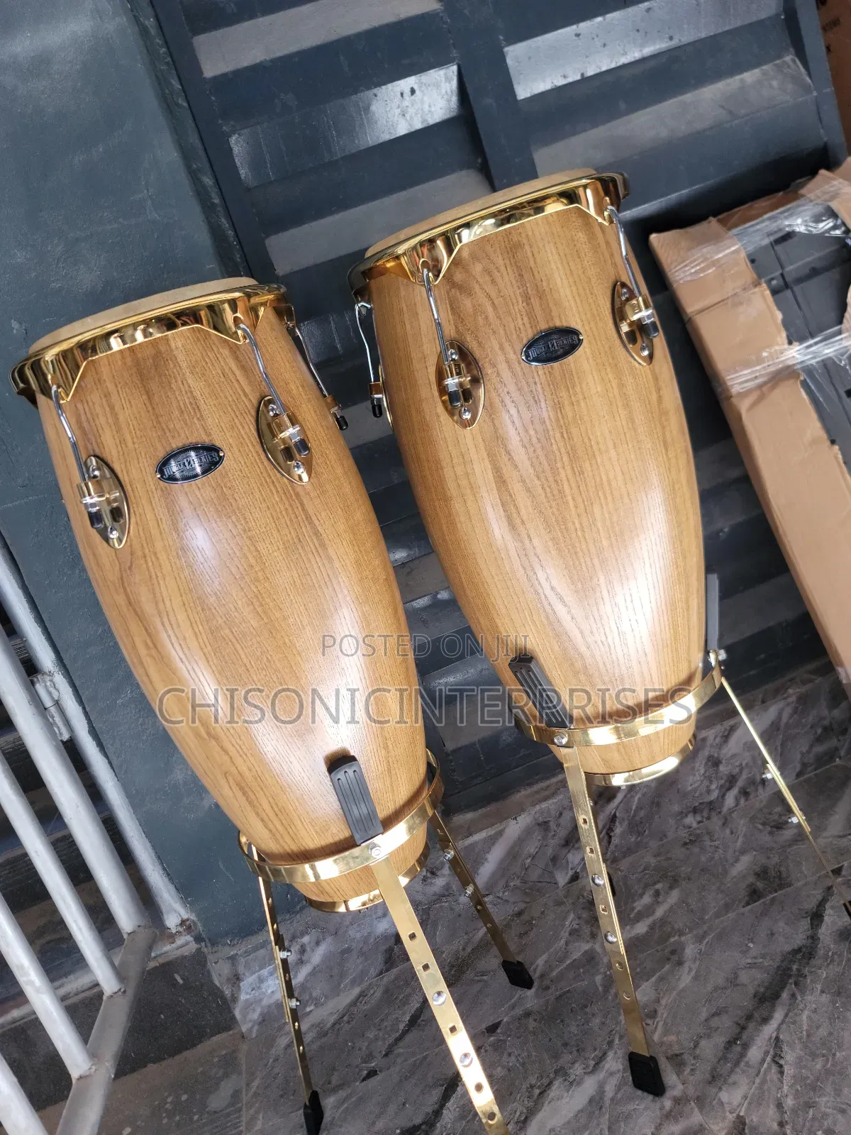 Conga and Bongo Drum
