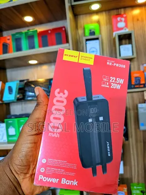 Recrsi 30000mAh Type C 22.5W Lightning 20W Powerbank