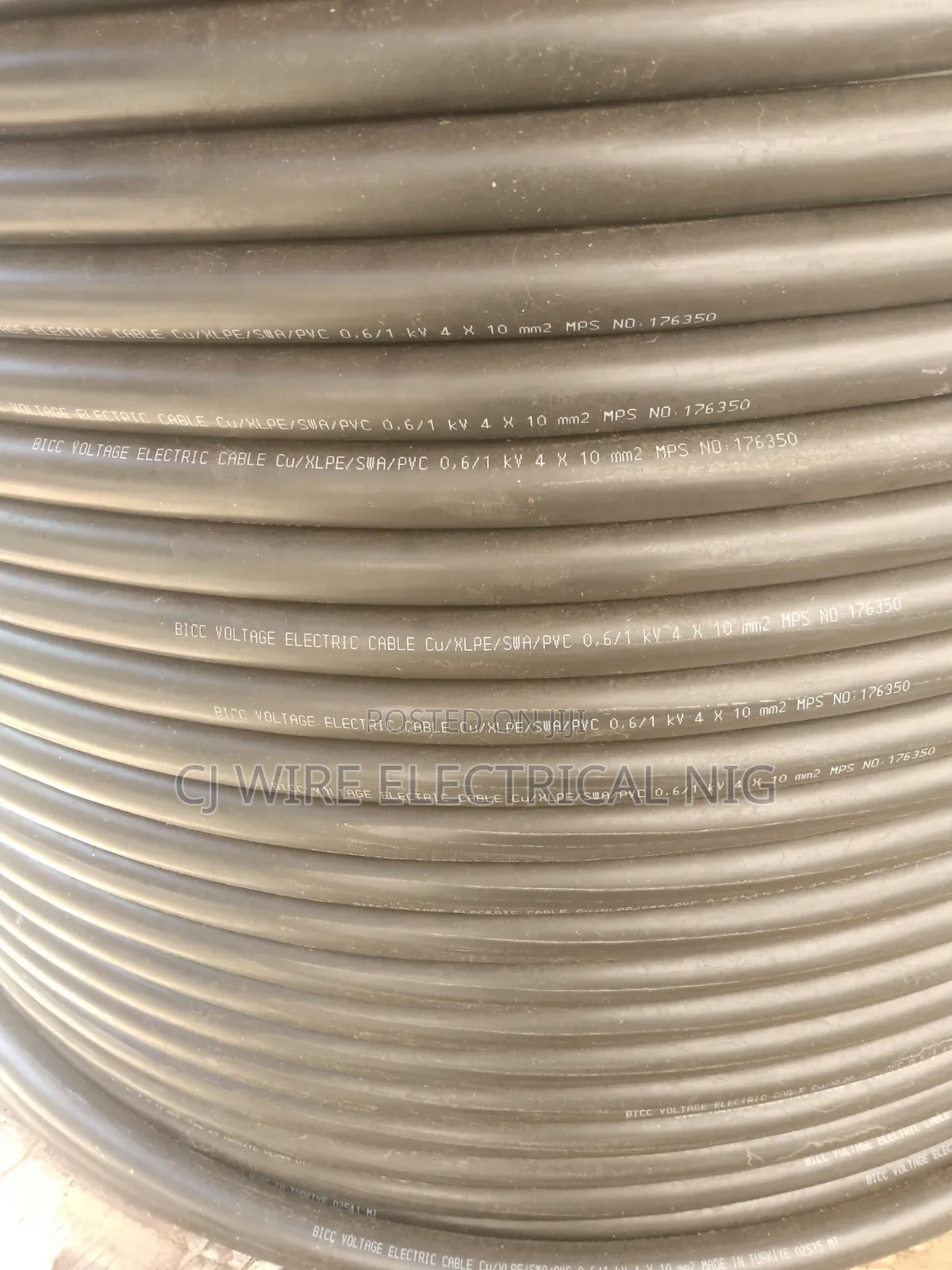 10mm 4core Armored Cable