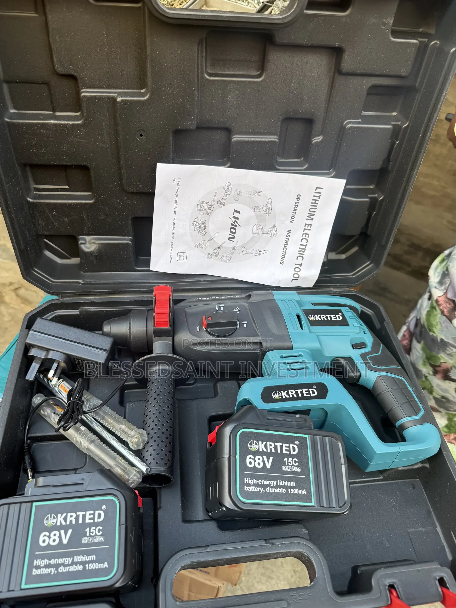 KRTED Cordless Hammer Drill 68volts