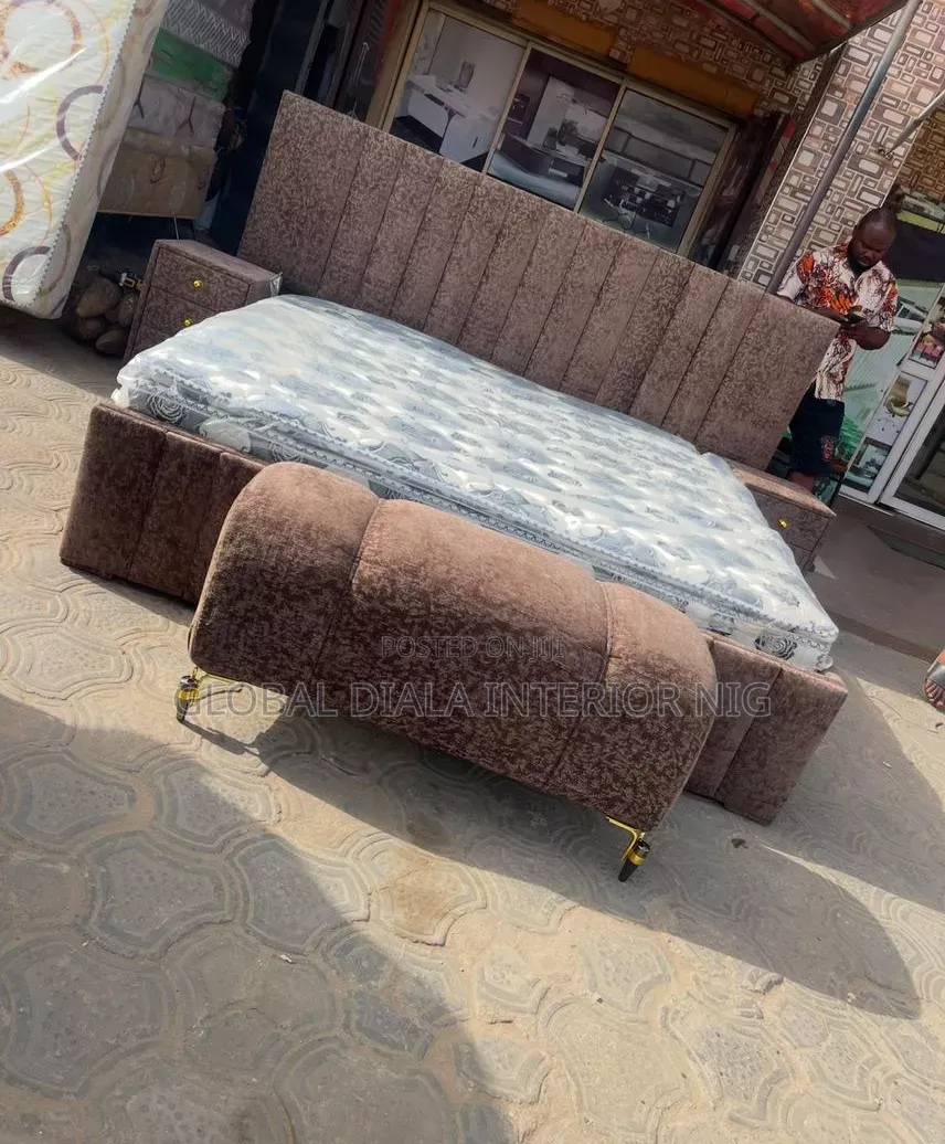Modern Padded 6by6 Bedframe