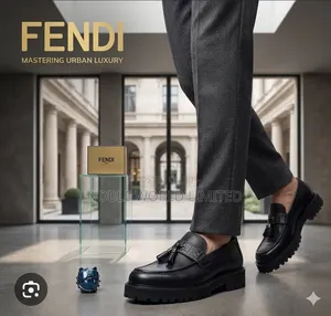 Men's Fendi Black/Brown Shoes TEST 21z