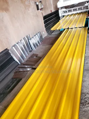 Oven Baked Yellow Longspan Sheet 0.55mm