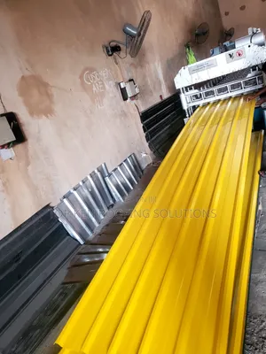 Oven Baked Yellow Longspan Sheet 0.55mm