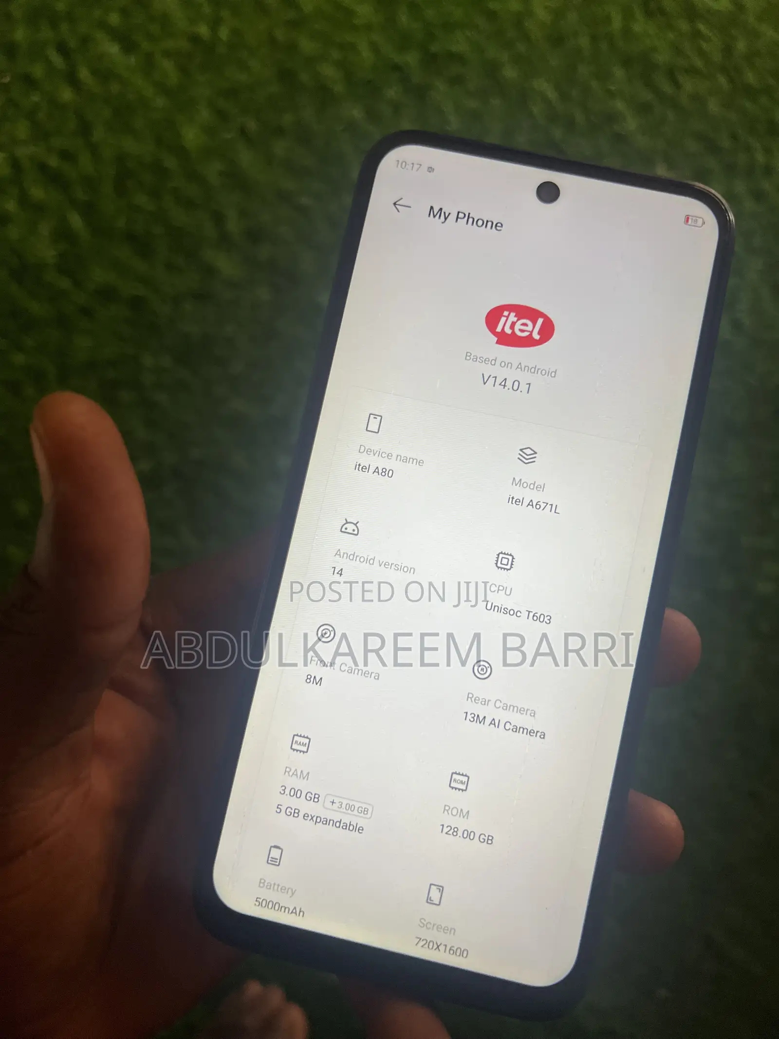 Itel A80 128 GB Gray