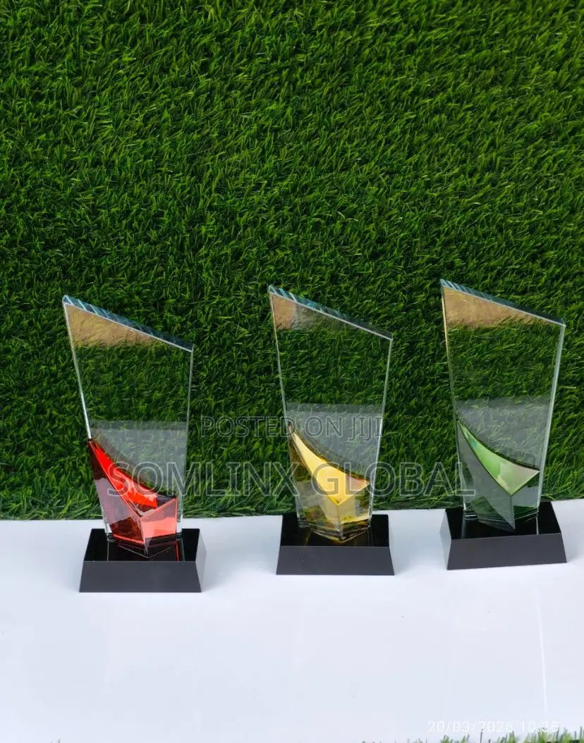 Multiple Color Glass Plaques