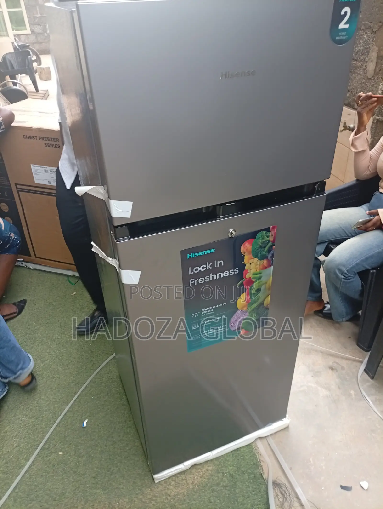 Hisense Spacious Double Door Fridge With Separate Freezer