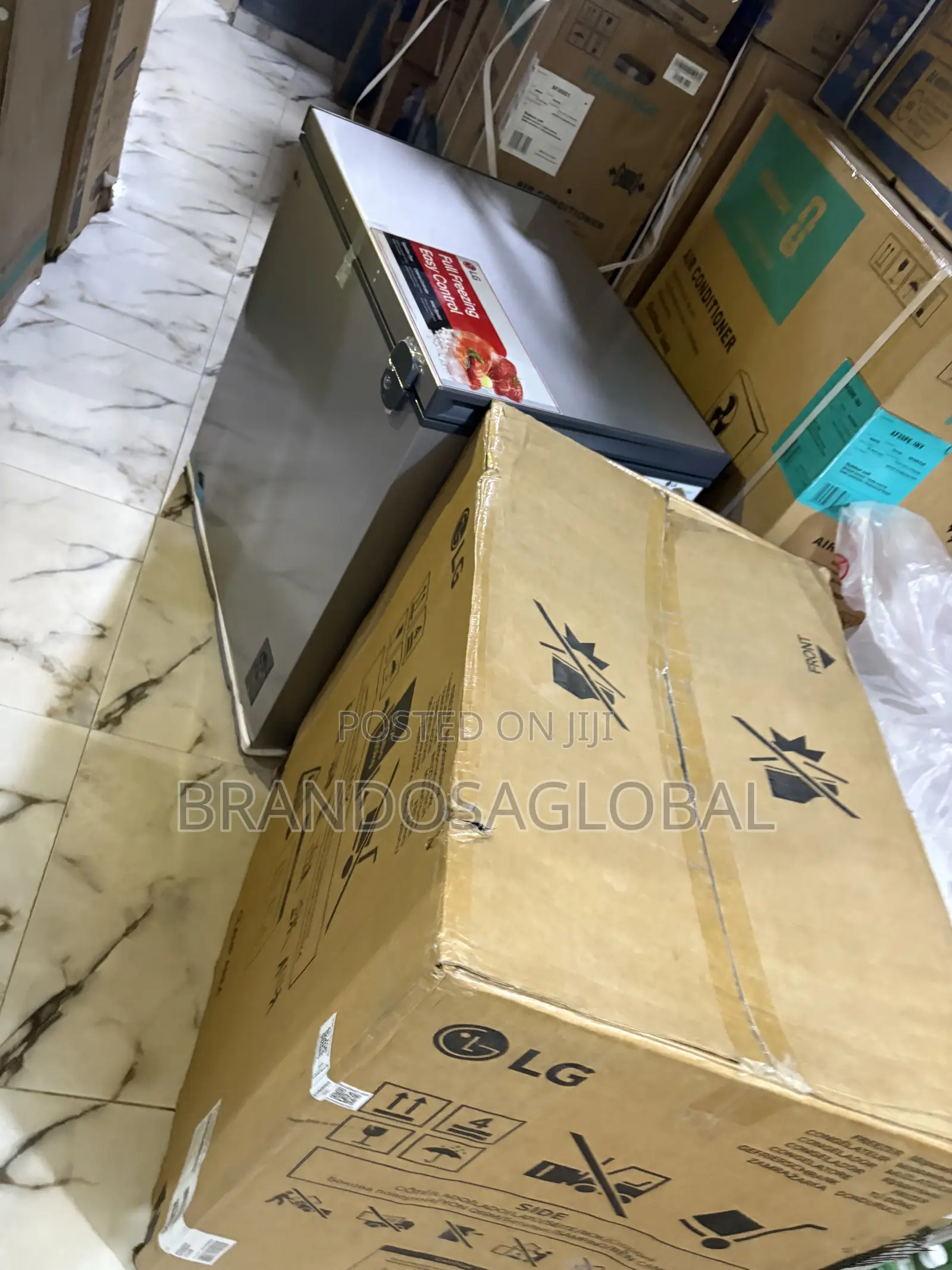 LG FRZ205BQCF Silver Deep Freezer – Large Storage