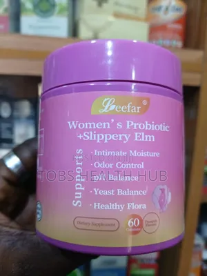 Leefar Womens Probiotic + Slippery Elm