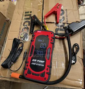 Jump Starter and Tire Inflator With Air Compressor